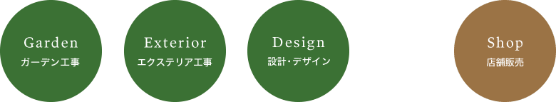 Garden・Exterior・Design＋Shop
